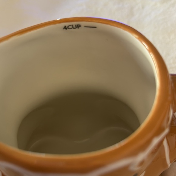 Bake Shop Holiday Gingerbread Man Christmas Measuring jug/ Cup Frosted Hearts - Picture 8 of 8